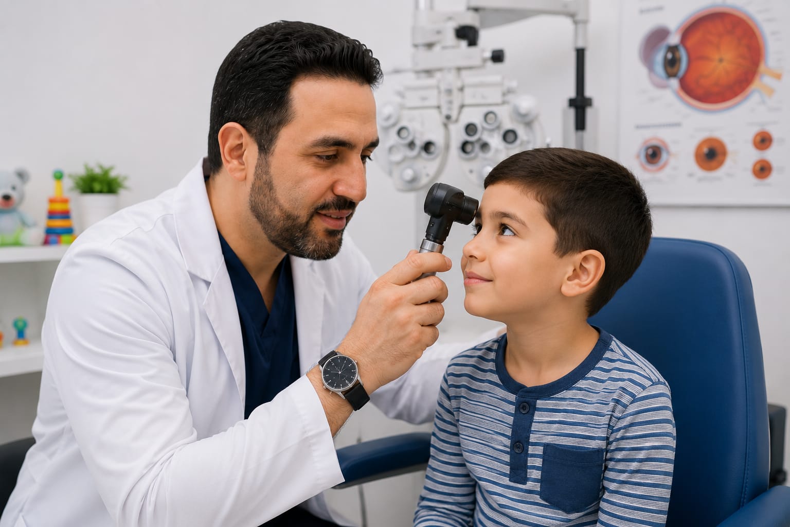 طب عيون الأطفال