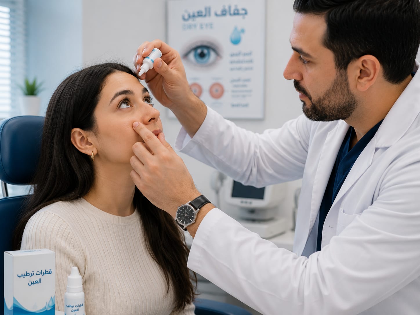 علاج جفاف العين