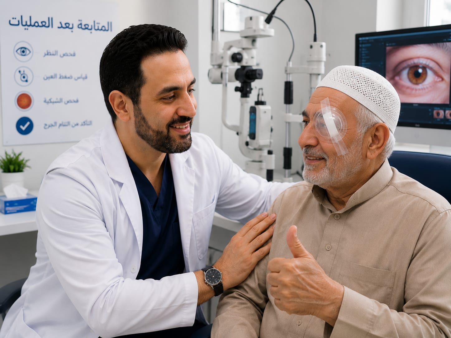 المتابعة بعد العمليات