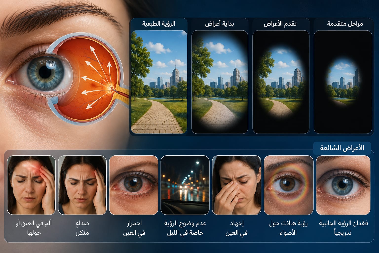 أعراض المياه الزرقاء