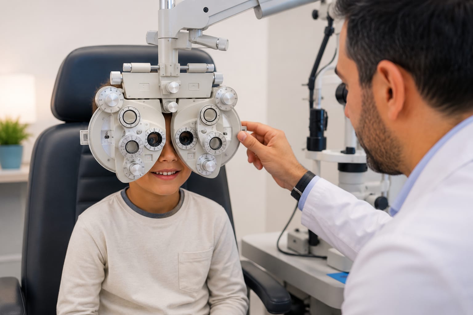 Mesure de la vision chez l’enfant à Errachidia