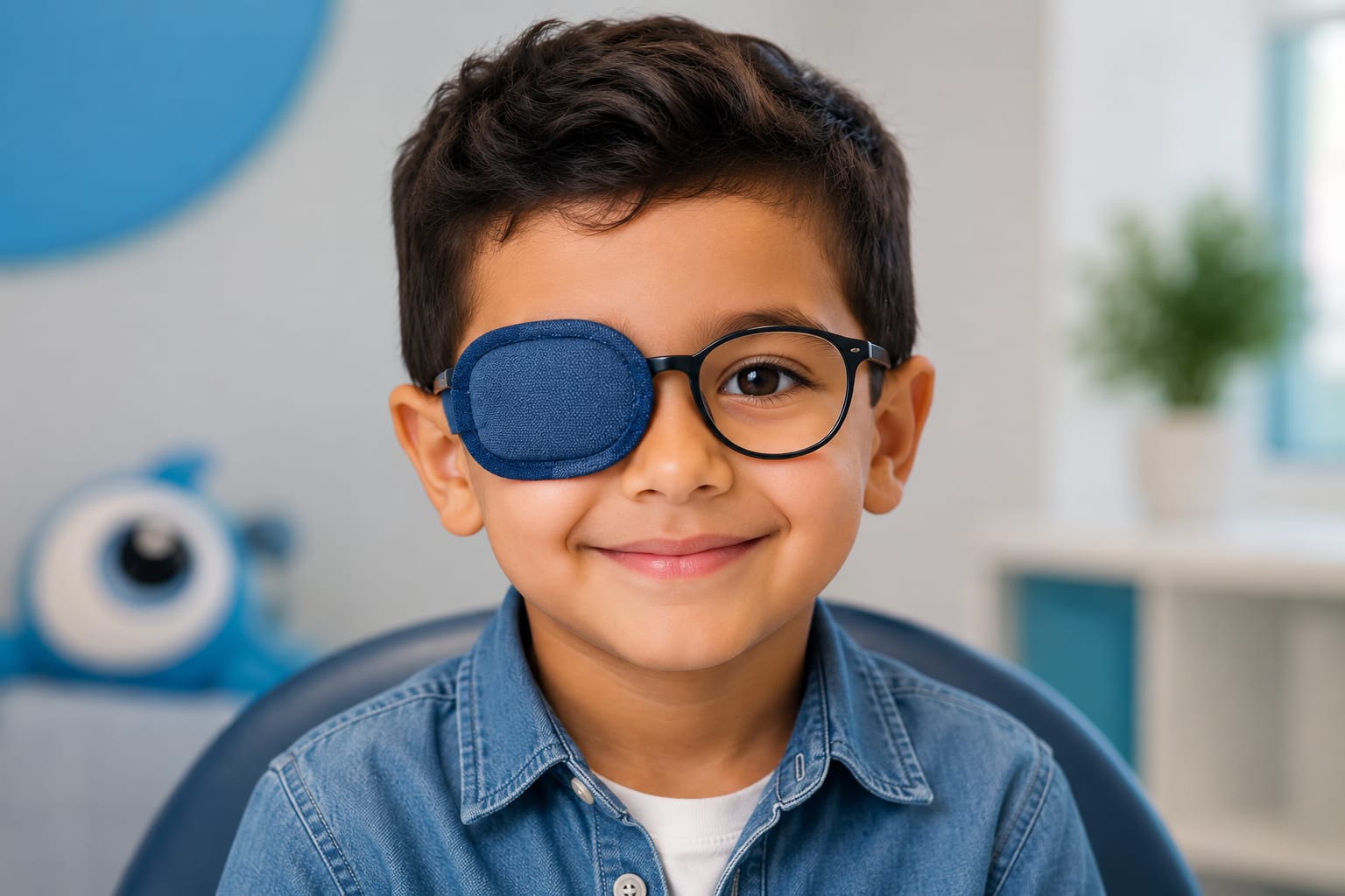 Examen des yeux enfant à Errachidia avec le Dr Yassine Mohamed